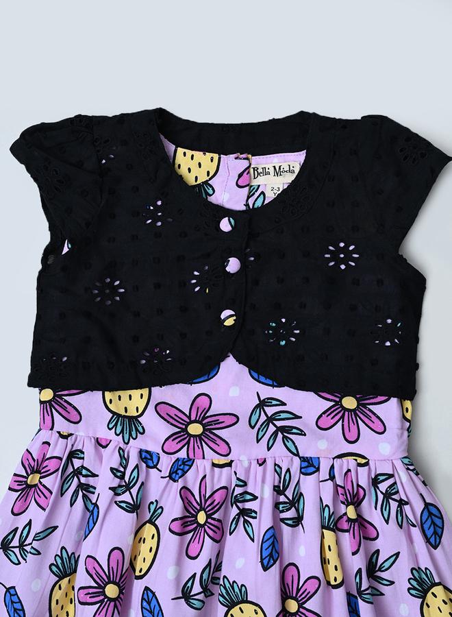 بيلا مودا فستان بنمط الأناناس والزهور - Image 3