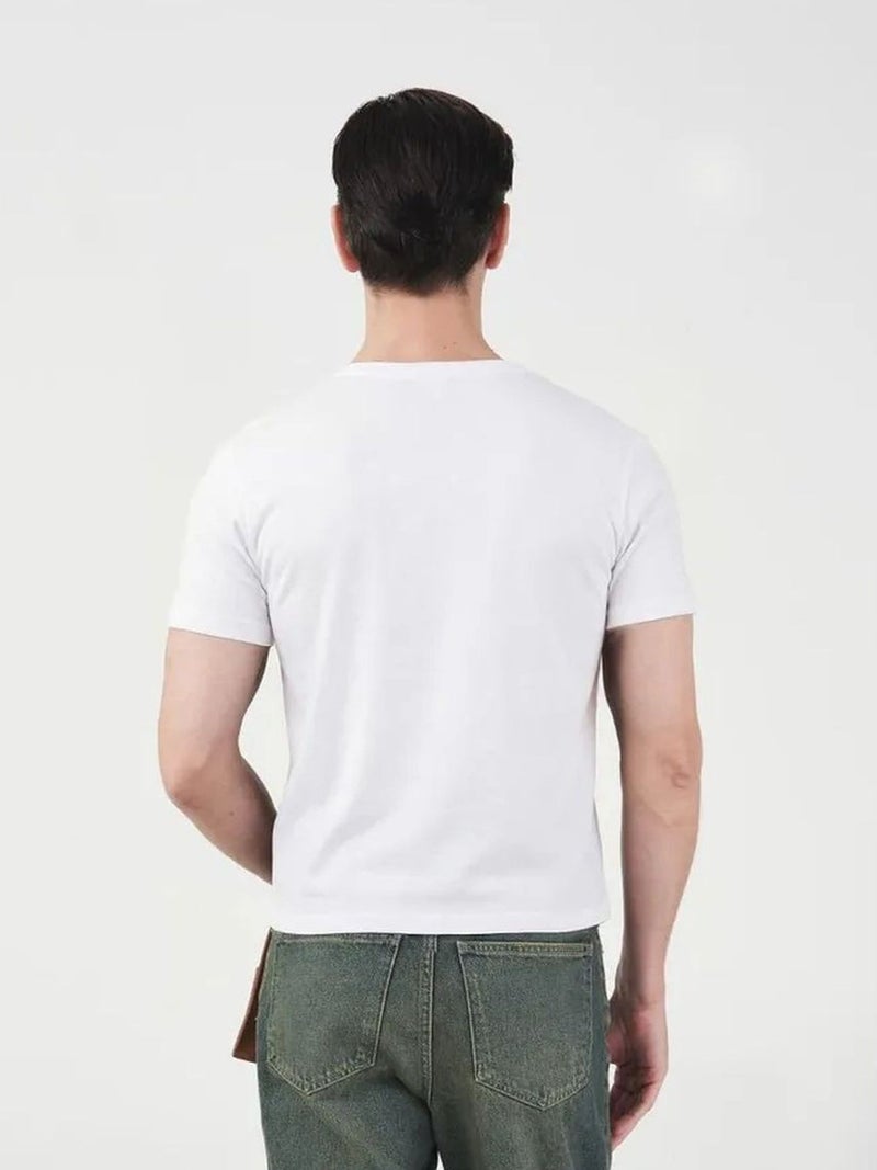 GIESTO Men's Slim Fit Crew Neck Cotton T-Shirt - Image 3
