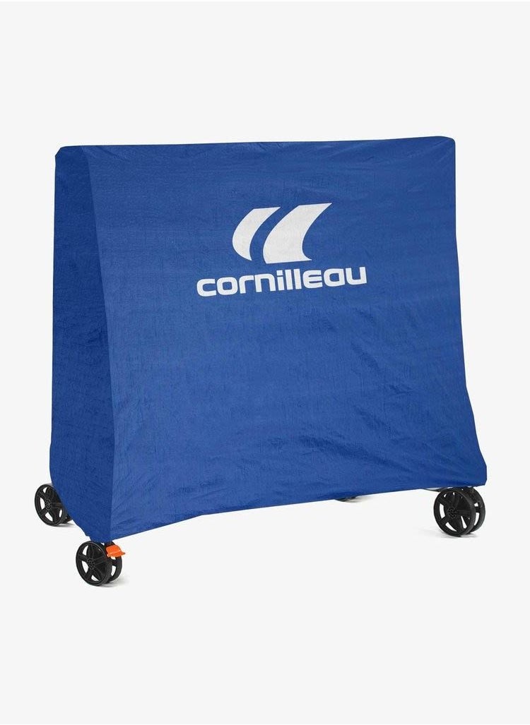 CORNILLEAU Tt Table Cover Sport Blue Color– Durable Polyethylene Pe, Weatherproof Protection For Table Tennis Tables, Uv-Resistant, Easy To Use  - Image 2