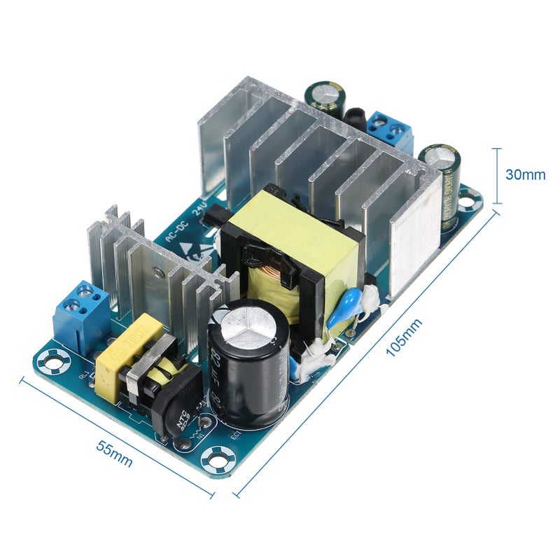 وحدة إلكترونية مفاتيح D C24V 4A 100W، لوحة P-CB لوحة وحدة صغيرة الحجم خفيفة الوزن محمولة لنظام التحكم الصناعي - Image 3
