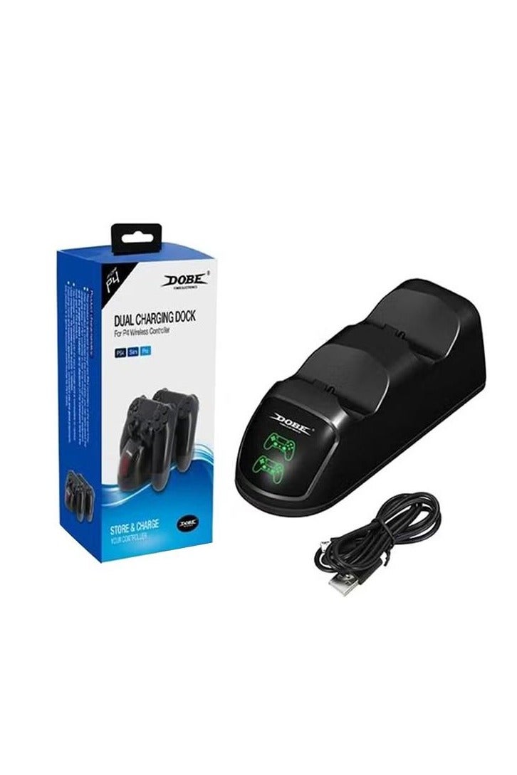 DOBE Dual Charging Dock For PlayStation 4 - Wired - Image 1