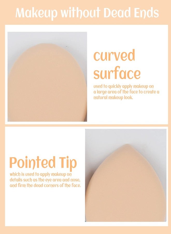 HUIRUSO 2PCS Makeup Sponge, Latex Free Air Cushion Powder Puff, Wet Dry Beauty Blender Sponge for Liquid, Cream, Foundation and Powder - Image 3
