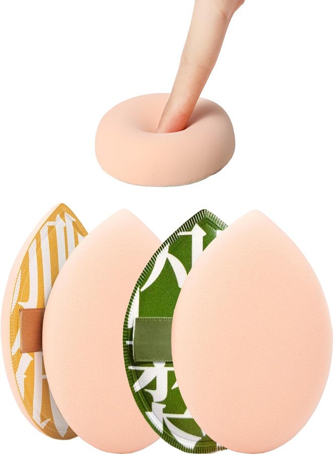 HUIRUSO 2PCS Makeup Sponge, Latex Free Air Cushion Powder Puff, Wet Dry Beauty Blender Sponge for Liquid, Cream, Foundation and Powder - Image 1
