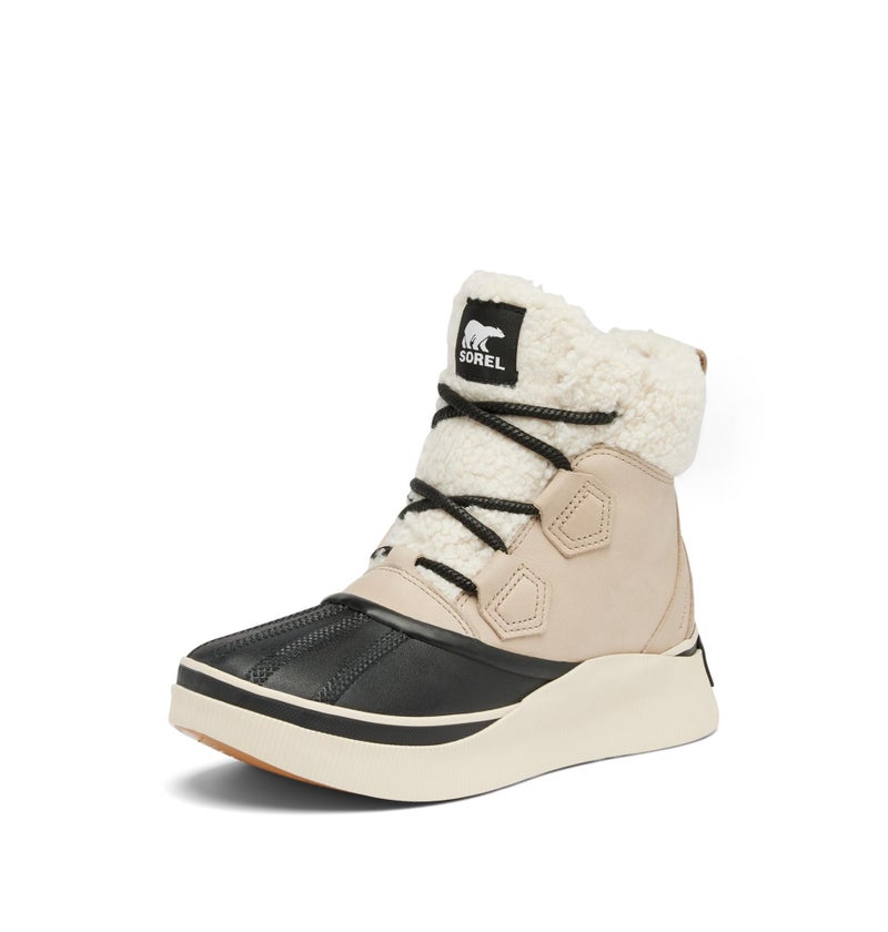 SOREL Women's Out N About lV Chillz Waterproof Boot - Omega Taupe, Black - 6.5 - Image 1