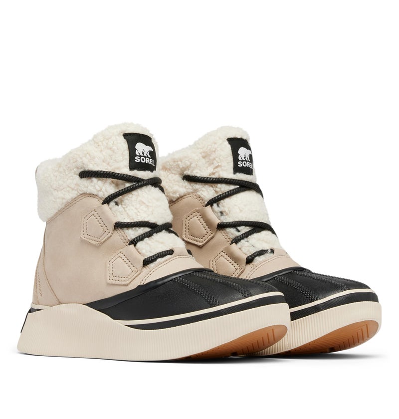 SOREL Women's Out N About lV Chillz Waterproof Boot - Omega Taupe, Black - 6.5 - Image 3