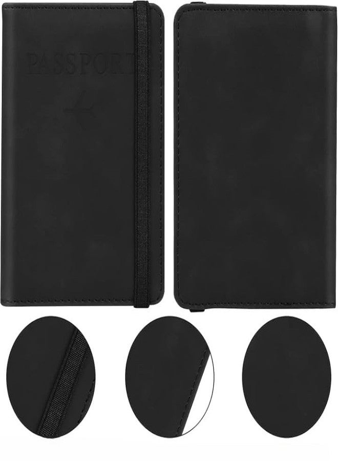 Gra8 Passport Holder Cover Travel Wallet Organiser, RFID Blocking Passport Case, PU Leather Passport Cover for Men, Women, Card Holder, Travel Accessories, (1 PCS) - Image 2