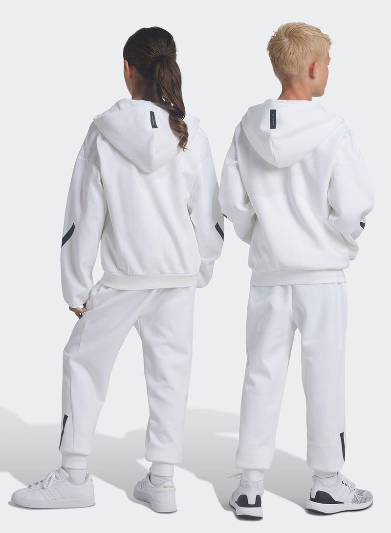 adidas بنطلون تدريب أبيض  ... للأعمار - سنوات - Image 2