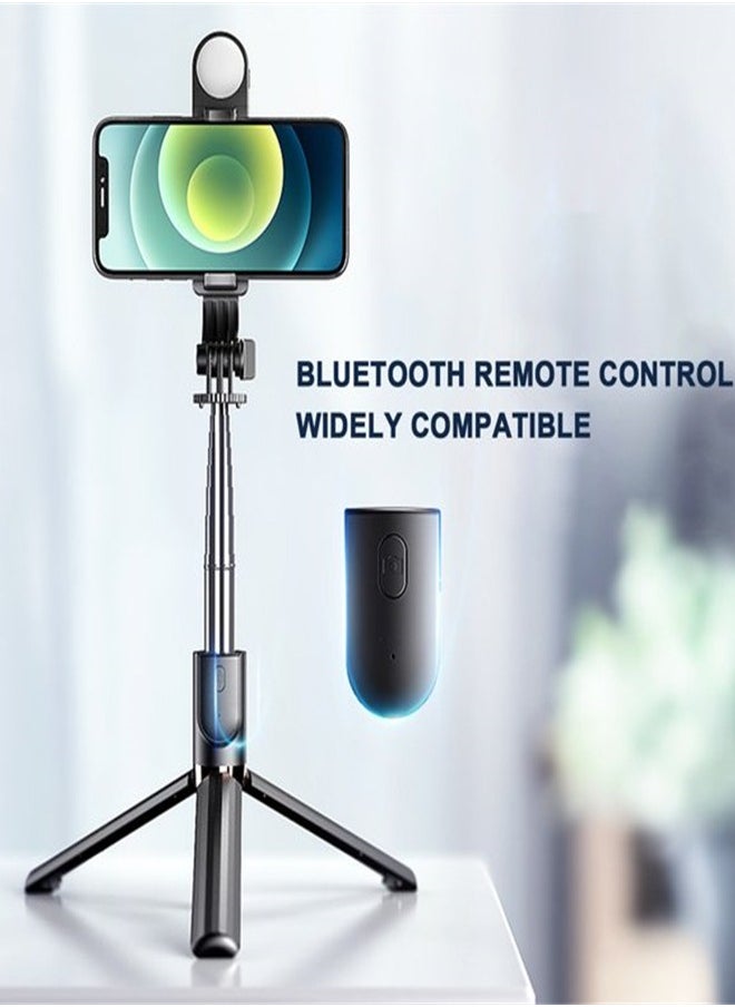 Generic - 4.3 Inch Retractable Phone Tripod and Camera Mount, Selfie Artifact with Bluetooth Remote Control - Image 1