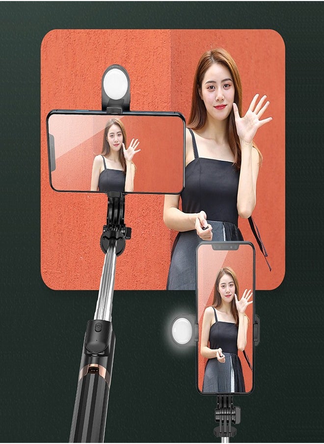 Generic - 4.3 Inch Retractable Phone Tripod and Camera Mount, Selfie Artifact with Bluetooth Remote Control - Image 1