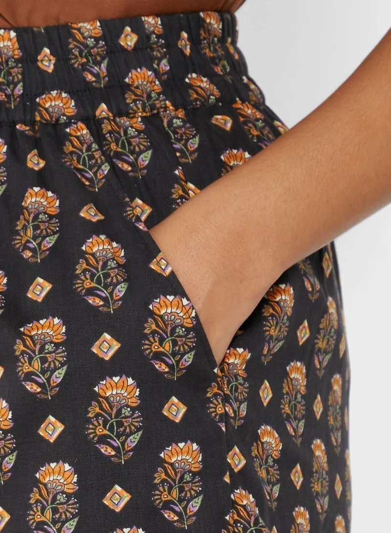 MANGO High Waist Mini Shorts