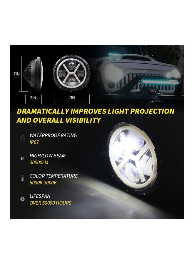 NIBEMINENT Round LED Projector Headlight  - Image 5