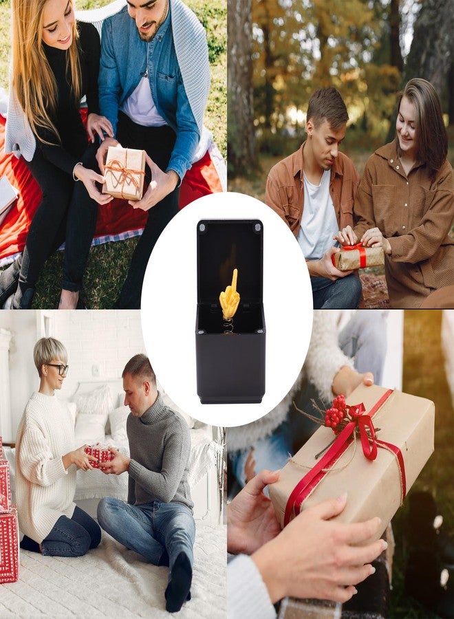 i-Beeboo Gag Gifts for Him Her Adults,Middle Finger in a Box, Funny Gifts White Elephant Gifts for Adults, Christmas Stocking Stuffers for Men Quirky Joke Prank - Image 3