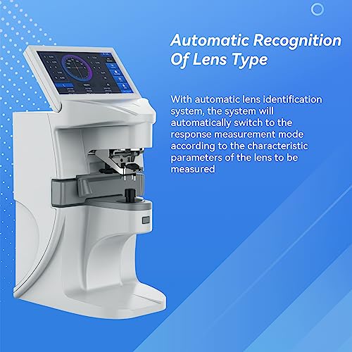 AISITESY Screen Focimeter Lensmeter Auto Lens Meter 7 Inch Touch Screen Auto LensMeter Uv Digital Auto Lensmeter Lensometer with Pd Printing White - Image 4
