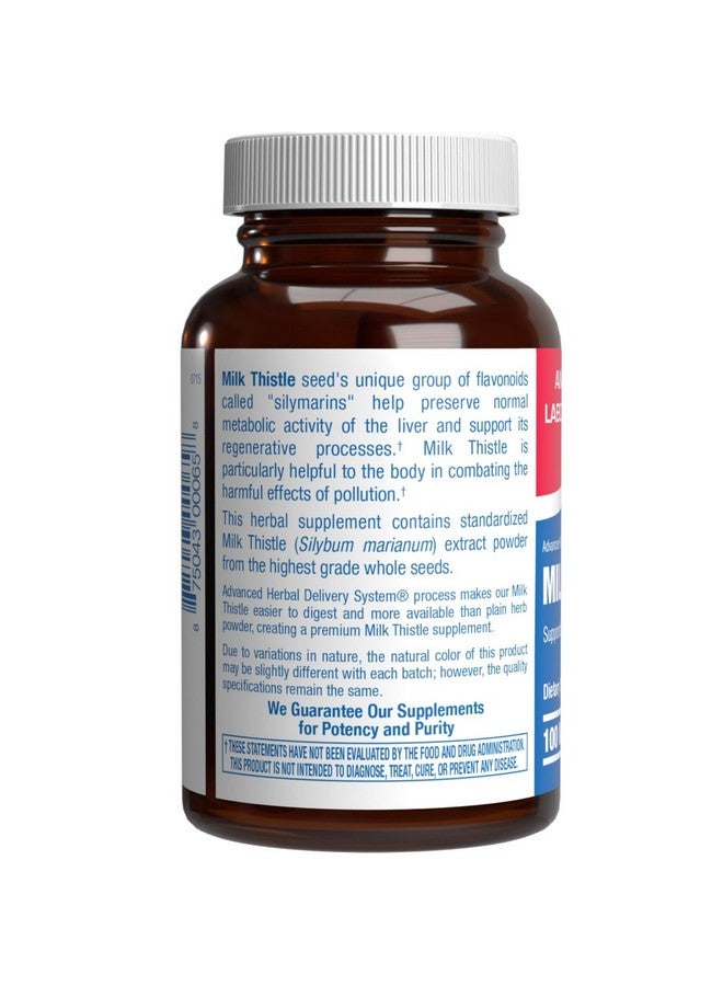 Anabolic Laboratories Silymarin Milk Thistle Extract Capsules - Clinical Milk Thistle Liver Supplements for Women & Men with Standardized 80% Silymarin for Liver Cleanse Detox Support - Vegan Made in the USA - 100 Servings - Image 2
