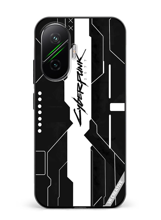 Protective Case Cover For Xiaomi Poco F7 Cyberpunk Design Multicolour