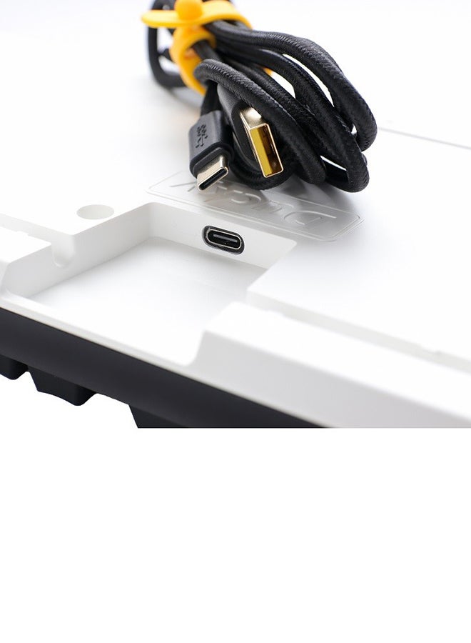 داكي لوحة مفاتيح دكي ون 3 كلاسيك كاملة الحجم USB RGB ميكانيكية للألعاب مع مفاتيح شيري زرقاء - أسود تخطيط المملكة المتحدة - Image 5