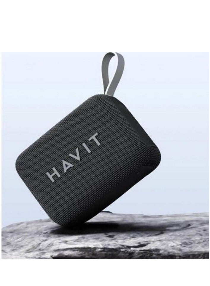 HAVIT SK874BT Portable Bluetooth Speaker – Black, 8W, Waterproof, TWS Stereo, Hands-Free Calling, Outdoor & Indoor - Image 2