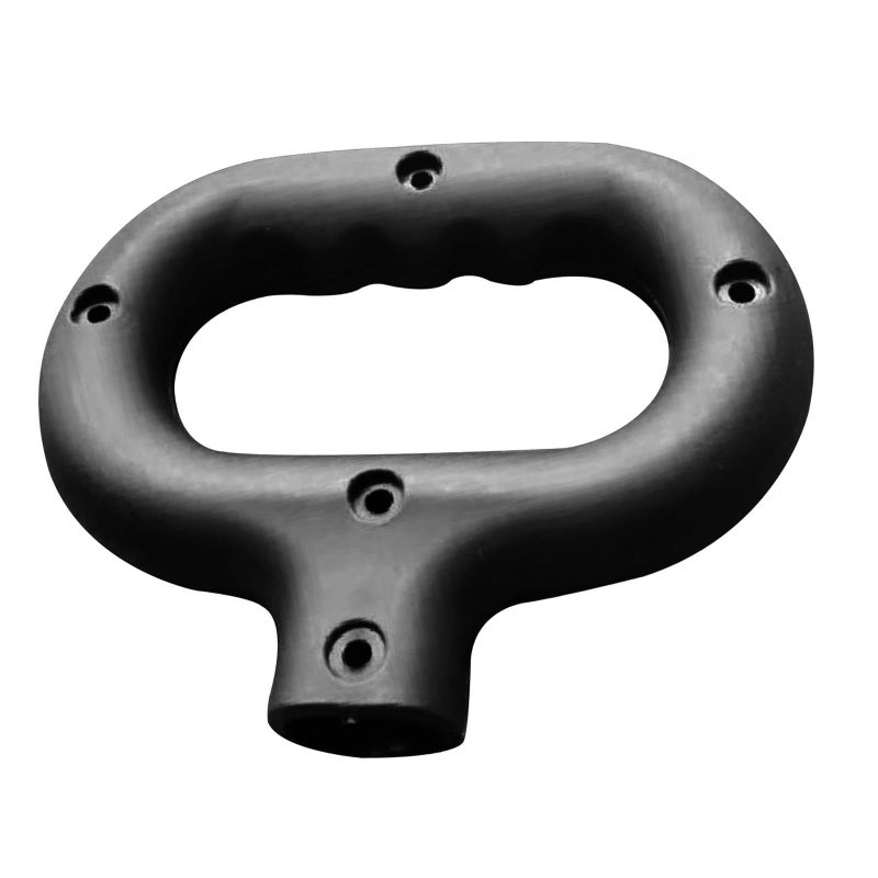 Wagon Cart Push Handle, PP Replacement Pull Handle for Folding Trolley, Garden Cart, Fishing, Black - Image 1