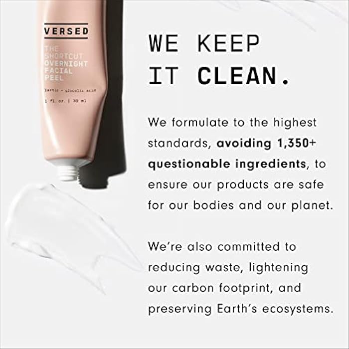 Versed Day Maker Microcrystal Exfoliating Cleanser - Creamy Facial Wash Helps Clear Dead Skin Cells Microcrystalline, Biodegradable Alternative to Microbeads - Vegan (3 fl oz) - Image 5