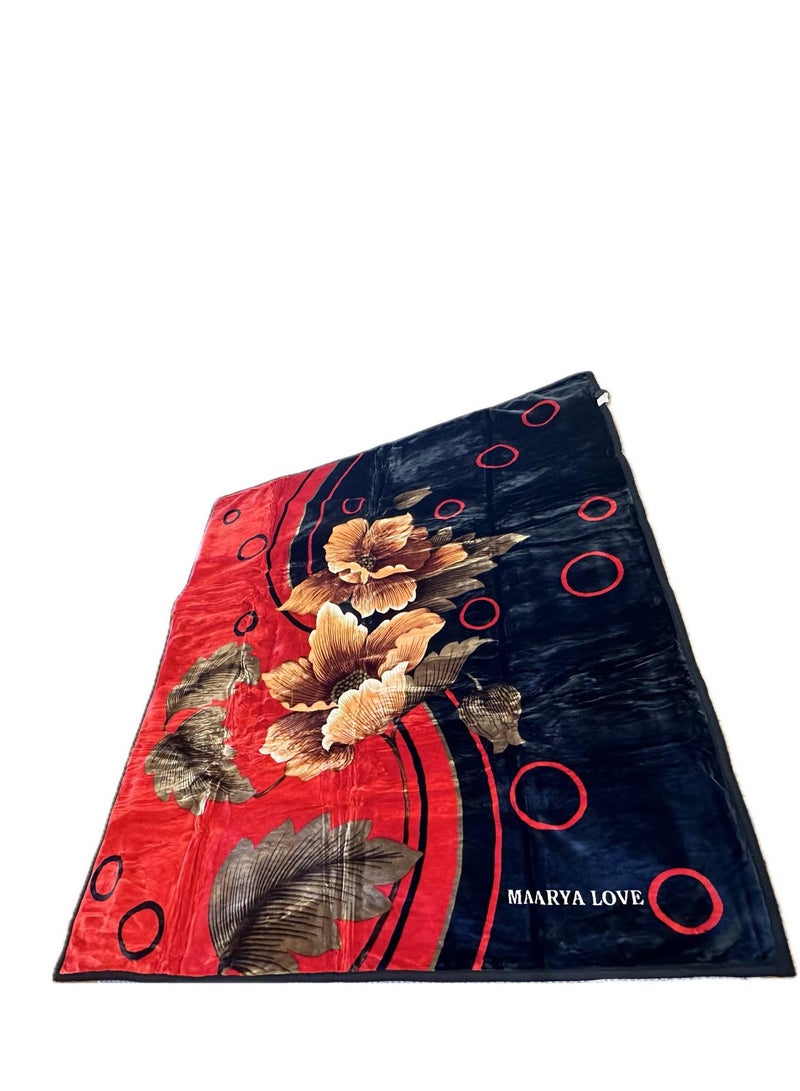 MAARYA LOVE 2 PLY SUPER SOFT EMBOSSED BLANKET - Image 3