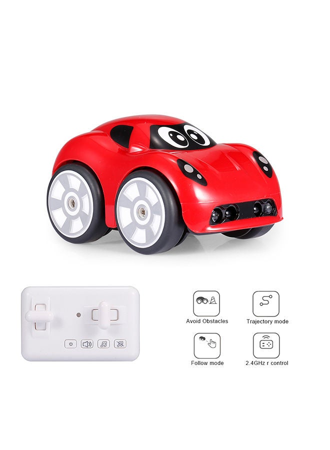 نيبمينينت سيارة صغيرة بمؤثرات صوتية تدور بزاوية 360 درجة مع جهاز تحكم عن بعد 18.4 x 8.8 10سم - Image 3