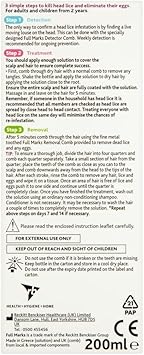 Full Marks حل قمل الرأس 200 مل من فول ماركس صيغة بسيطة لمدة 5 دقائق تقضي على بيض القمل تشمل مشط رعاية فعالة لفروة الرأس في استخدام واحد علاج سريع المفعول - Image 3
