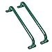 Barcaloo 17 Inch Playground Accessories Metal Safety Handles Long Green Grab Handle Bars for Playset Ladder Jungle Gym Monkey Bars Swing Set and More - Image 2