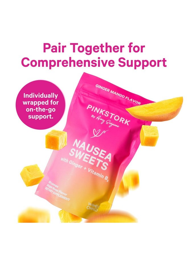 بينك ستروك كبسولة فيتامين ب6 بالزنجبيل والإلكتروليت من بينك ستورك - دعم طبيعي للجهاز الهضمي مع النعناع والبوتاسيوم والمغنيسيوم - لطيفة على المعدة - ضرورية للحمل ودوار الحركة - 60 قرصًا - Image 5