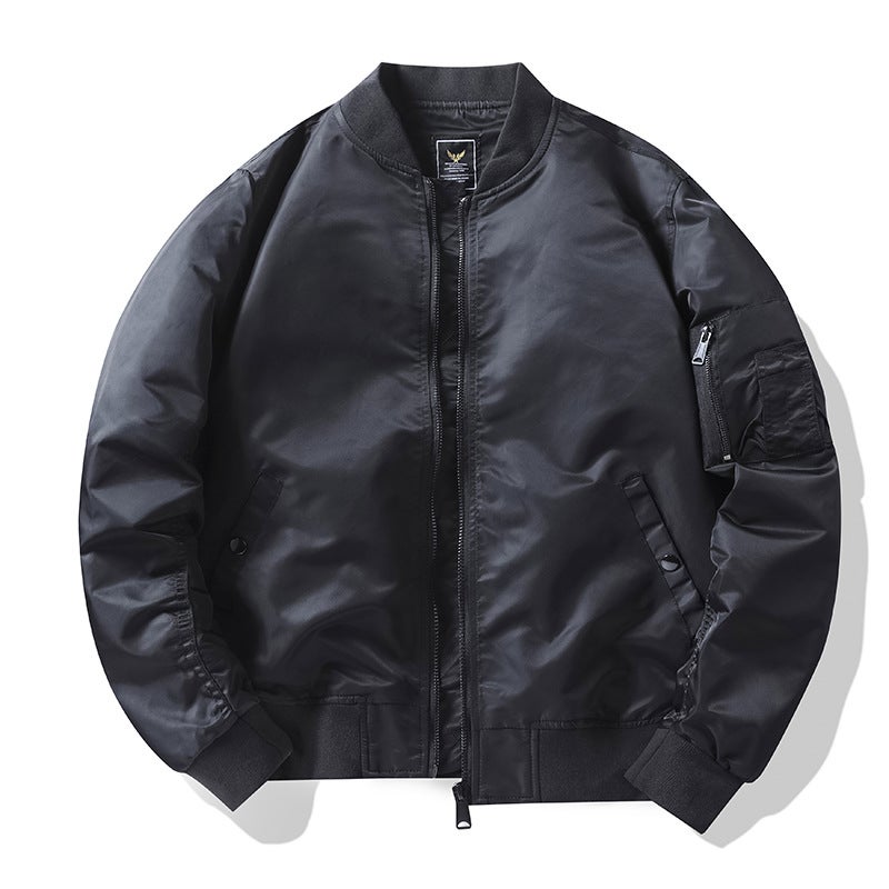 Jacket Live Source [Plus Cotton/Thin] Air Force Ma1 Bomber Jacket Male Bomber Jacket - Image 1