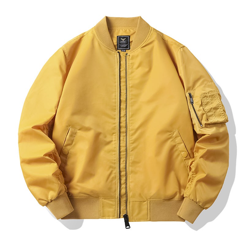 Jacket Live Source [Plus Cotton/Thin] Air Force Ma1 Bomber Jacket Male Bomber Jacket - Image 2