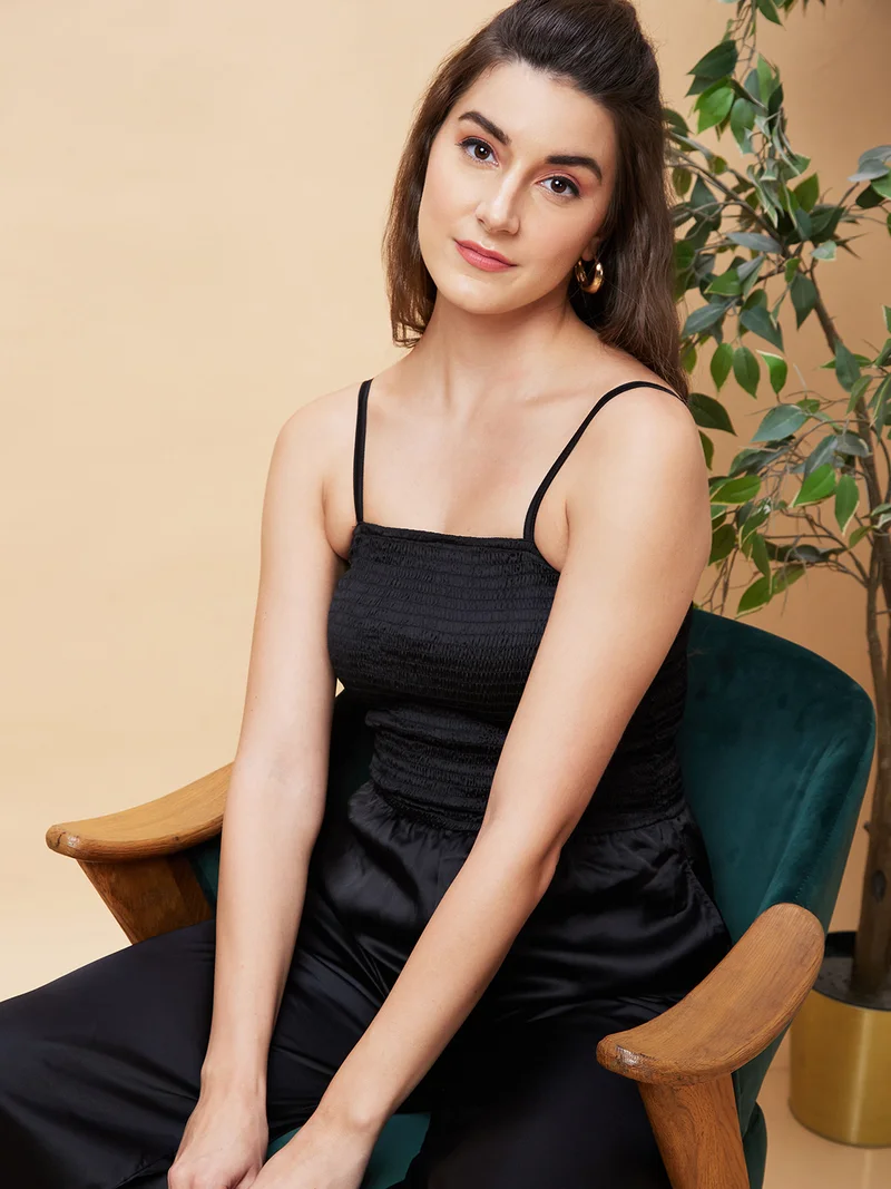 globus Women Shoulder Straps Basic Jumpsuit