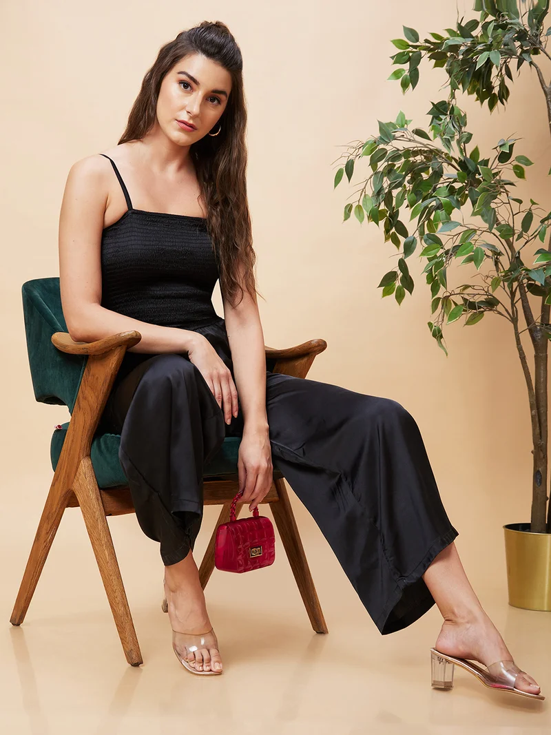 globus Women Shoulder Straps Basic Jumpsuit