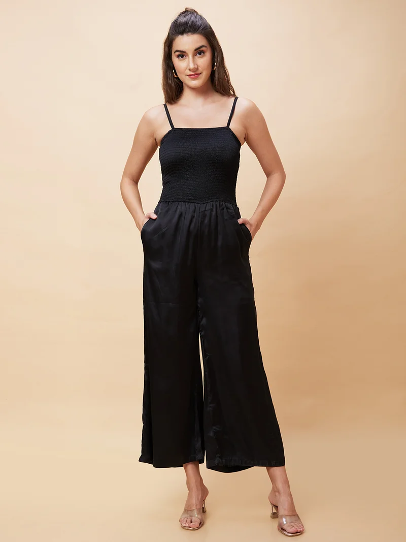 globus Women Shoulder Straps Basic Jumpsuit