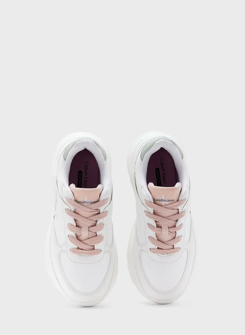 Calvin Klein Jeans Kids Low Top Lace Up Sneakers