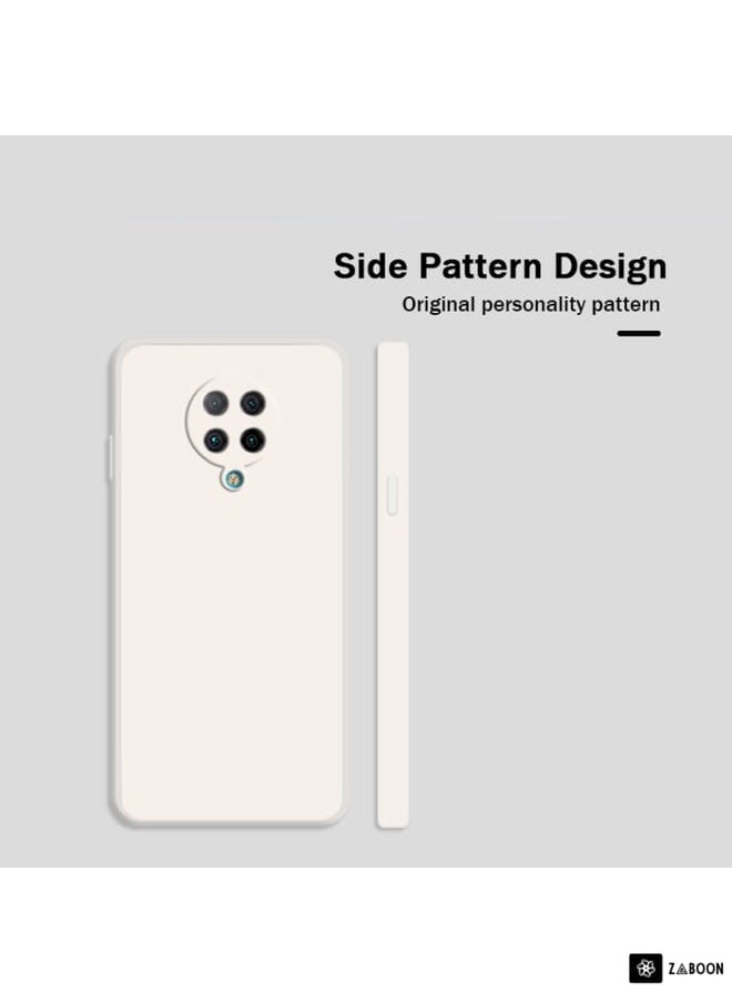 Zaboon - Protective Case Cover For Xiaomi Redmi K30 Ultra Solid Color Imitation Liquid Silicone Straight Edge Dropproof Full Coverage Protective Case - Image 1