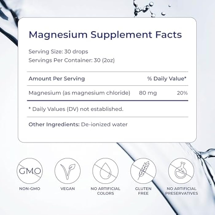 Eidon Ionic Minerals Eidon Liquid Magnesium Concentrate - Ionic Magnesium Chloride Drops for Men and Women, Supports a Sense of Calm and Muscle Relaxation, Bioavailable, No Additives or Preservatives - 2 oz - Image 2
