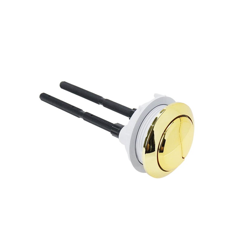 Woogim 1PCS Gold Toilet Tank Button 48mm Dual Flush Toilet Water Tank Push Button Replacement