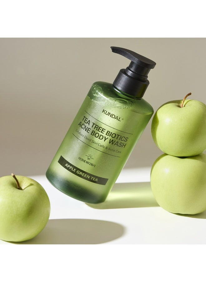 KUNDAL Tea Tree Biotics Acne Body Wash Apple Green Tea 500 mL - Image 2