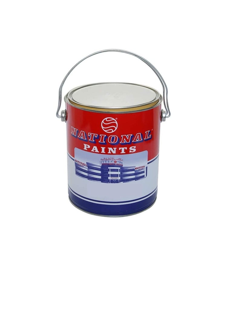 NATIONAL PAINTS NATIONAL PAINTS- NC Topcoat white matt 0.9 L - Image 1