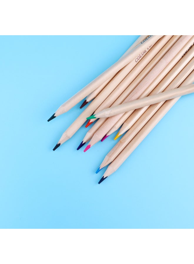Baoke (Baoke) Po1624 Natural Wood Oil-Based 24 Colors Triangular Shaft Colored Pencils Coloring Drawing Pens Paper Tube Packaging - Image 4
