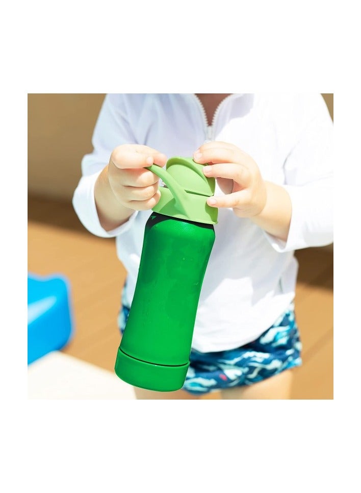 green sprouts Sprout Ware Straw Bottle made from Plants-10oz-Green-9mo+ - Image 2