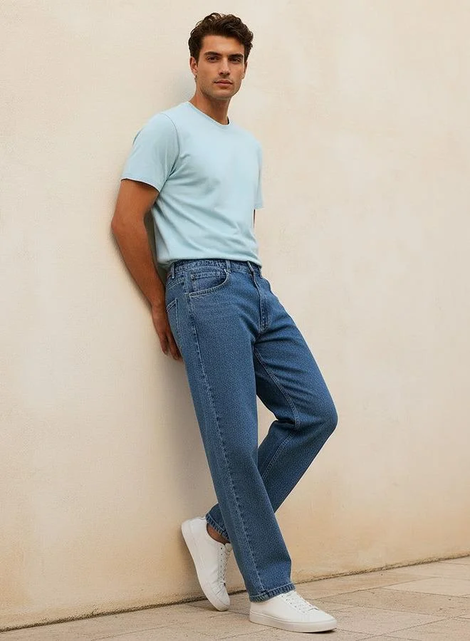 Lee Cooper  Lee Cooper Men Baggy Fit Pocket Jeans for Men | Best Price UAE