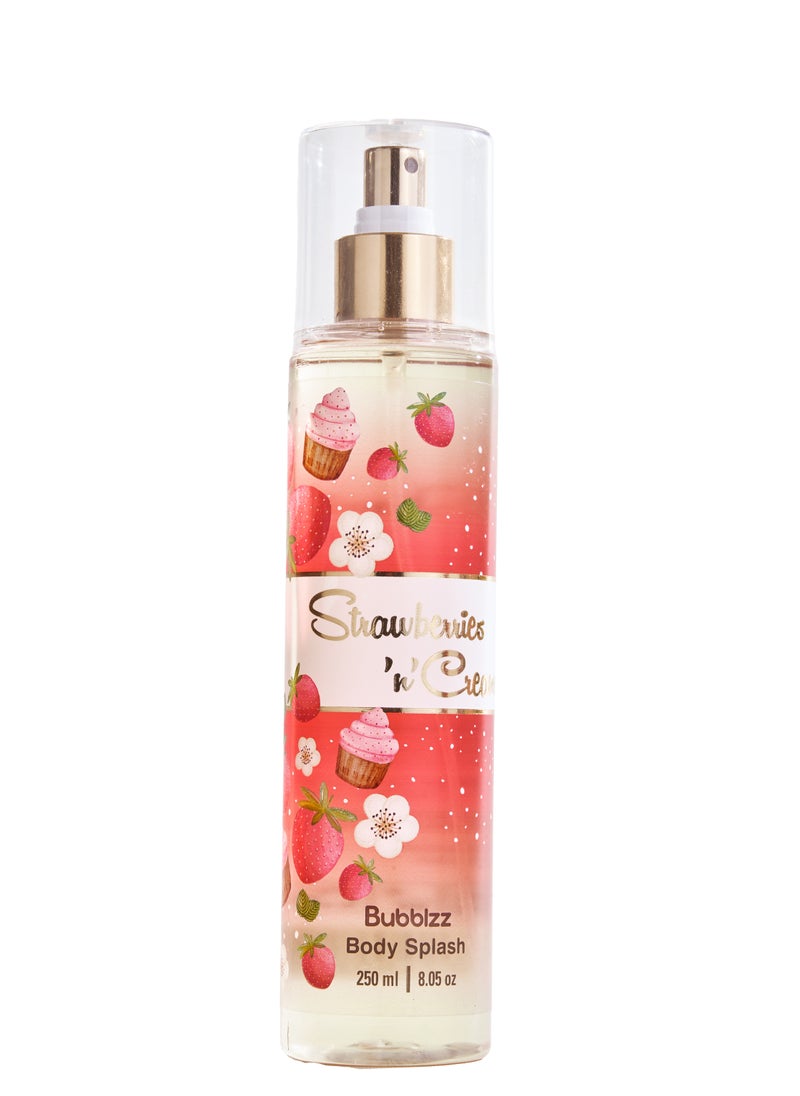 Bubblzz - Bubblzz Strawberries N Cream Body Splash - 250 Ml - Image 1