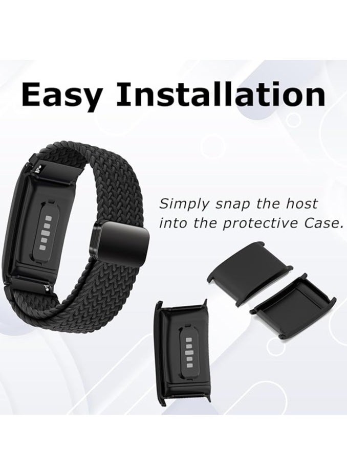 TEMPO Braided Sport Replacement Band Compatible with Whoop 4.0 Fitness & Activity Tracker, Soft Polyester Elastic Strap Easy to Use and Perfect for Every Occasion  - Image 2