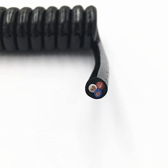 Wire,Coil Cord, Telescopic Wire Spiral Cable,2. 5m Spring Spiral Cable,Can Extend The Tensile Wires - Image 4