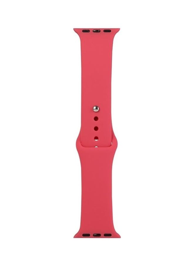 NIBEMINENT Replacement Watchband For Apple Watch Pink - Image 1