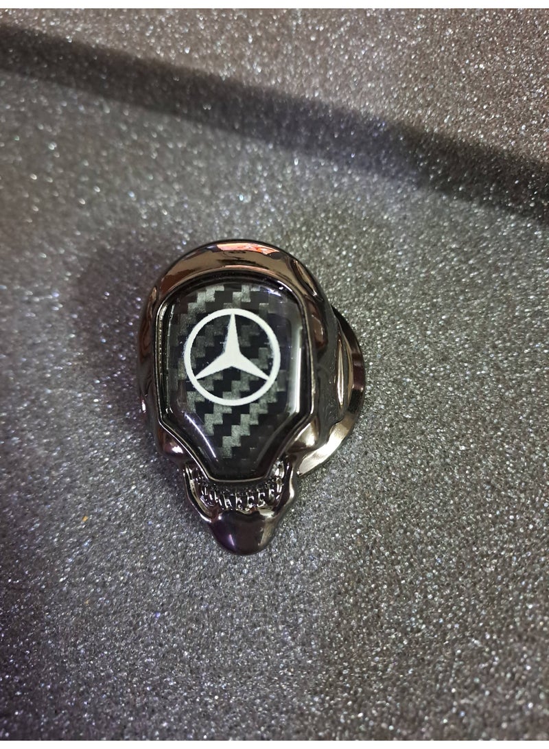 BMW Car Engine Start Stop Switch Button Circle Cover Mercedes blackBMW Car Engine Start Stop Switch Button Circle Cover Mercedes black - Image 1