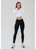 Bona Fide Bona Fide Rashguard Mini White – Sculpting Long Sleeve Performance Top