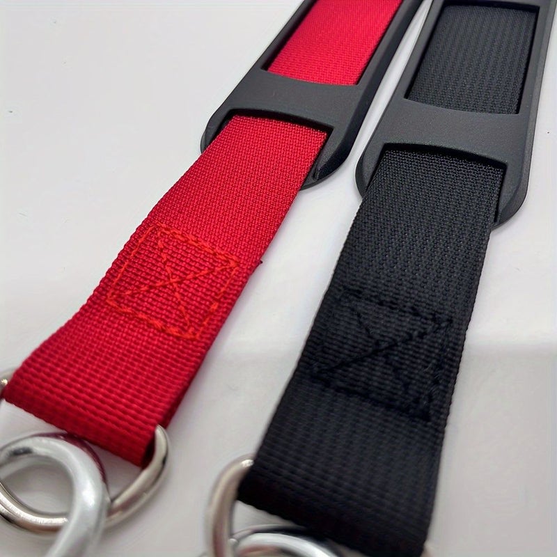 Khaki Non Slip Hanging Strap Metal Buckle Outdoor Camping Hiking Tool - Image 5