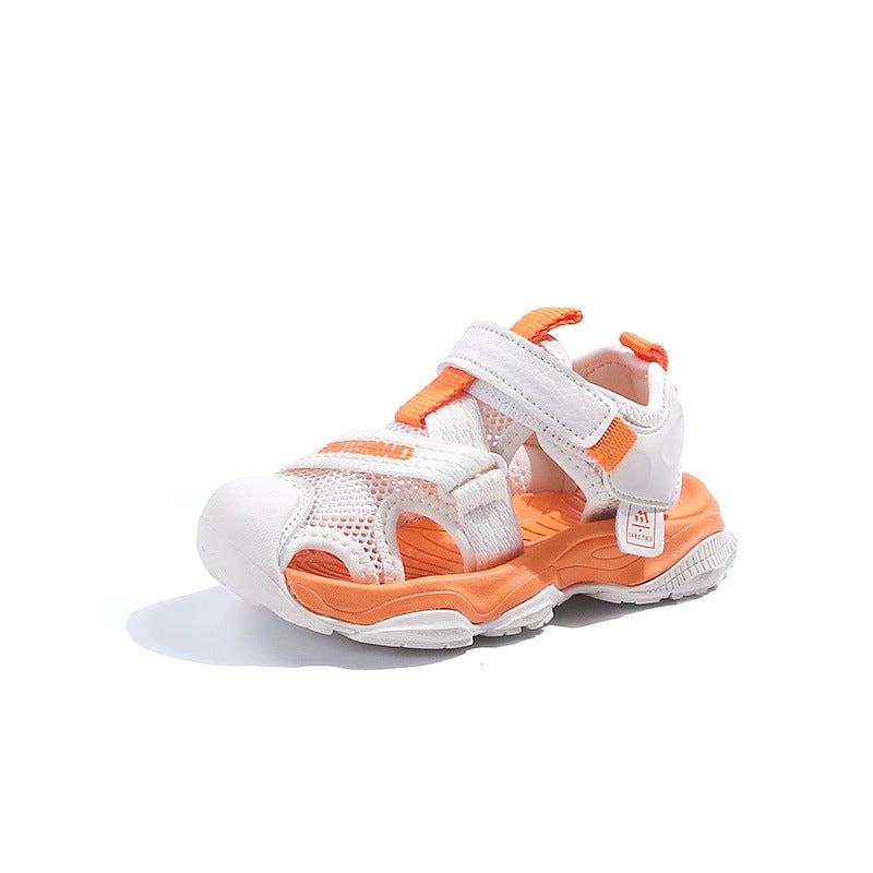 Summer Children'S Sandals Boys And Girls Baby Sandals Baotou Casual Korean Soft-Soled Non-Slip Beach Shoes - Image 5